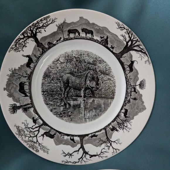Wedgwood Kruger National Park complete set of 6 World Wildlife Fund $75 each - Picture 7 of 9